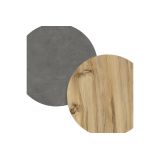 Mueble de TV de Pared moderno Antracita y Roble