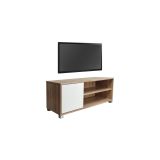 Mueble de TV en Melamina Cambria-Blanco